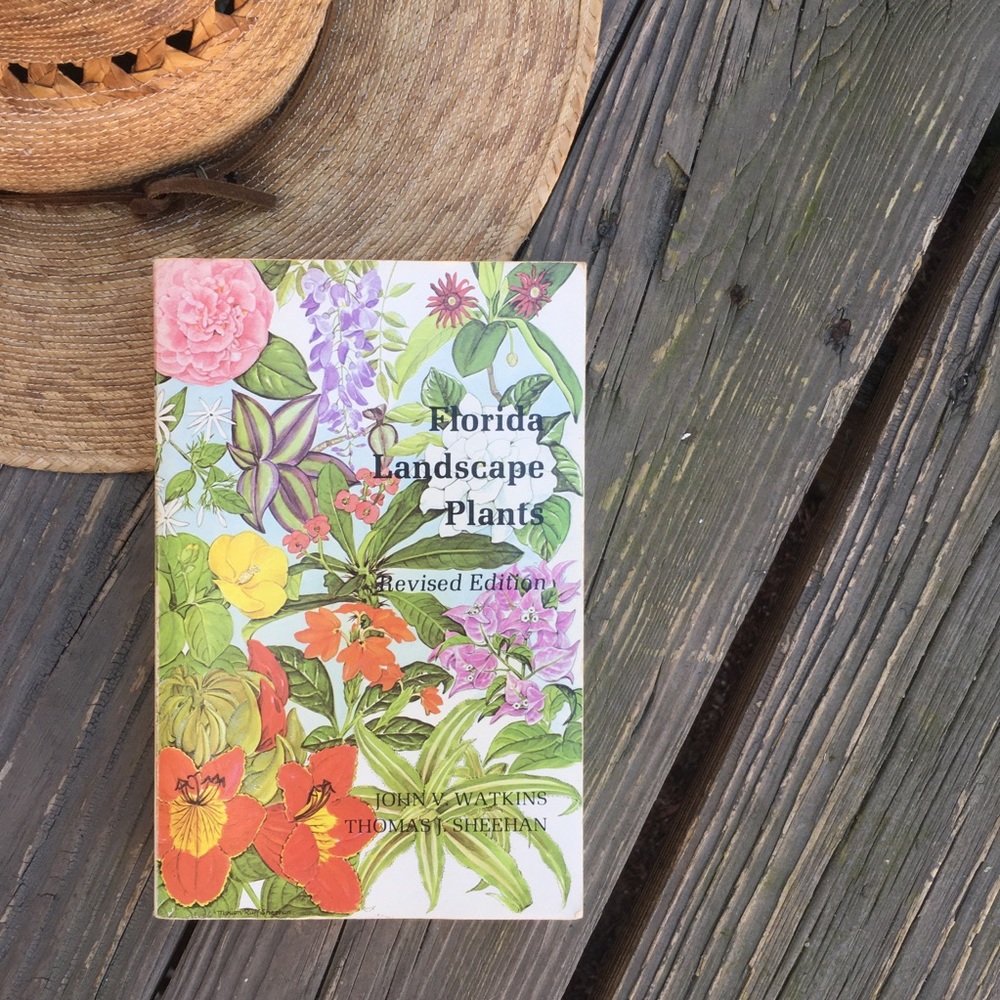 Vintage Florida Landscape Plants Book Coffee Table Book